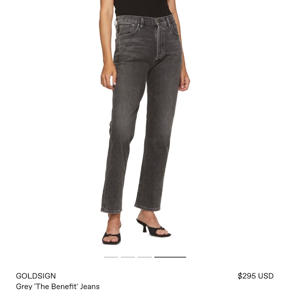 Goldsign grey “The Benifit” jeans